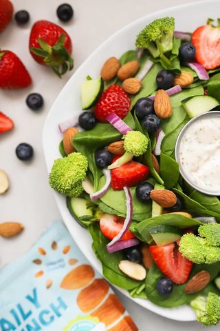 Summer Berry Salad & Plant-Based Cashew Ranch - Daily Crunch