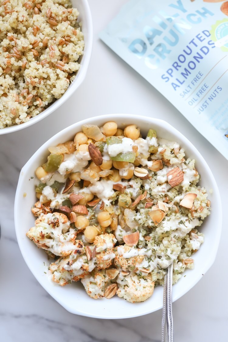 Tahini Cauliflower Grain Bowl - Daily Crunch