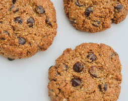 Coffee Chocolate Chip Almond Cookies