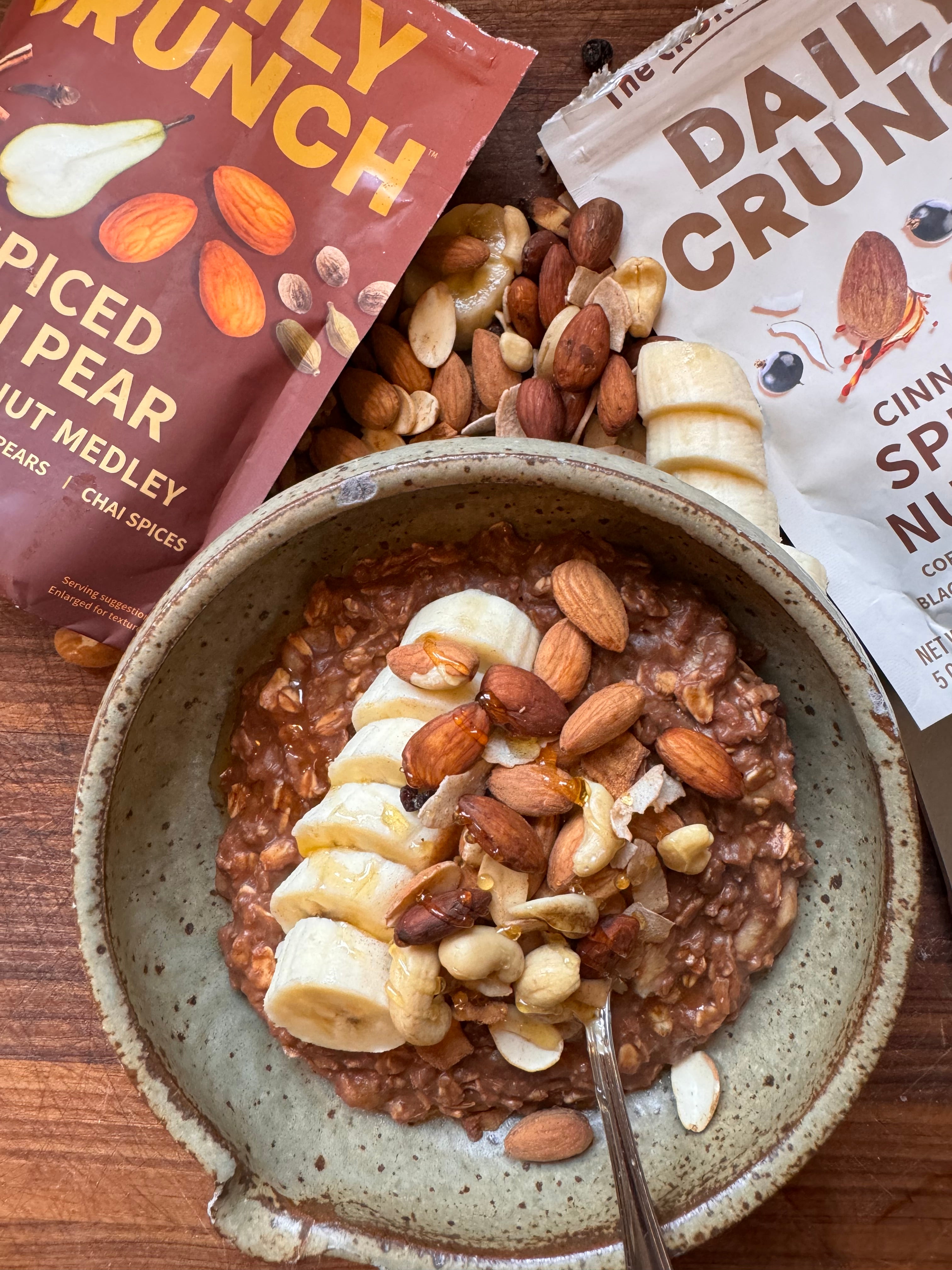 Cacao Stovetop Oatmeal - Daily Crunch