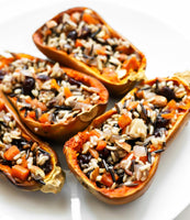 Wild Rice Pilaf Stuffed Squash