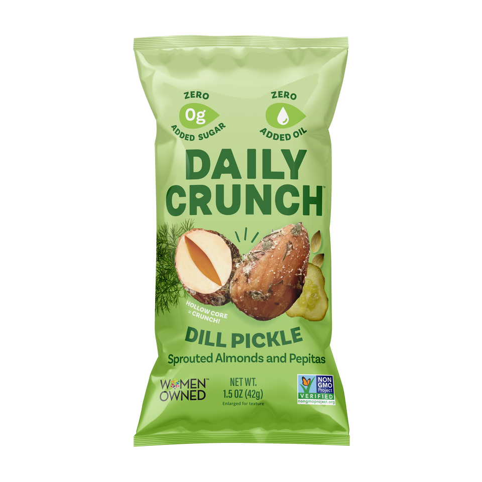 Daily Crunch Dill Pickle Sprouted Almonds - Daily Crunch