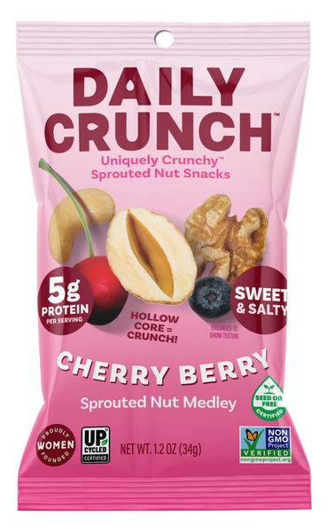 Daily Crunch Cherry Berry Sprouted Snack Packs - Daily Crunch