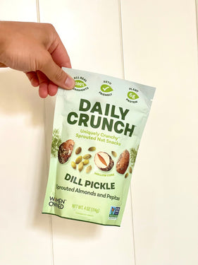 Dill Pickle Sprouted Almonds | Daily Crunch | Clean Ingredients | Unique Crunch