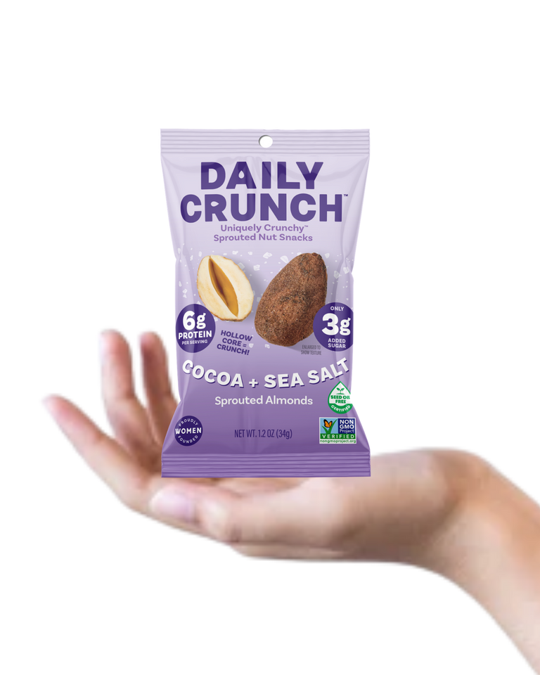Daily Crunch Cocoa + Sea Salt Snack Packs - Daily Crunch