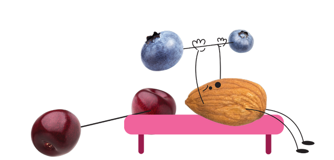 Exercising Almond